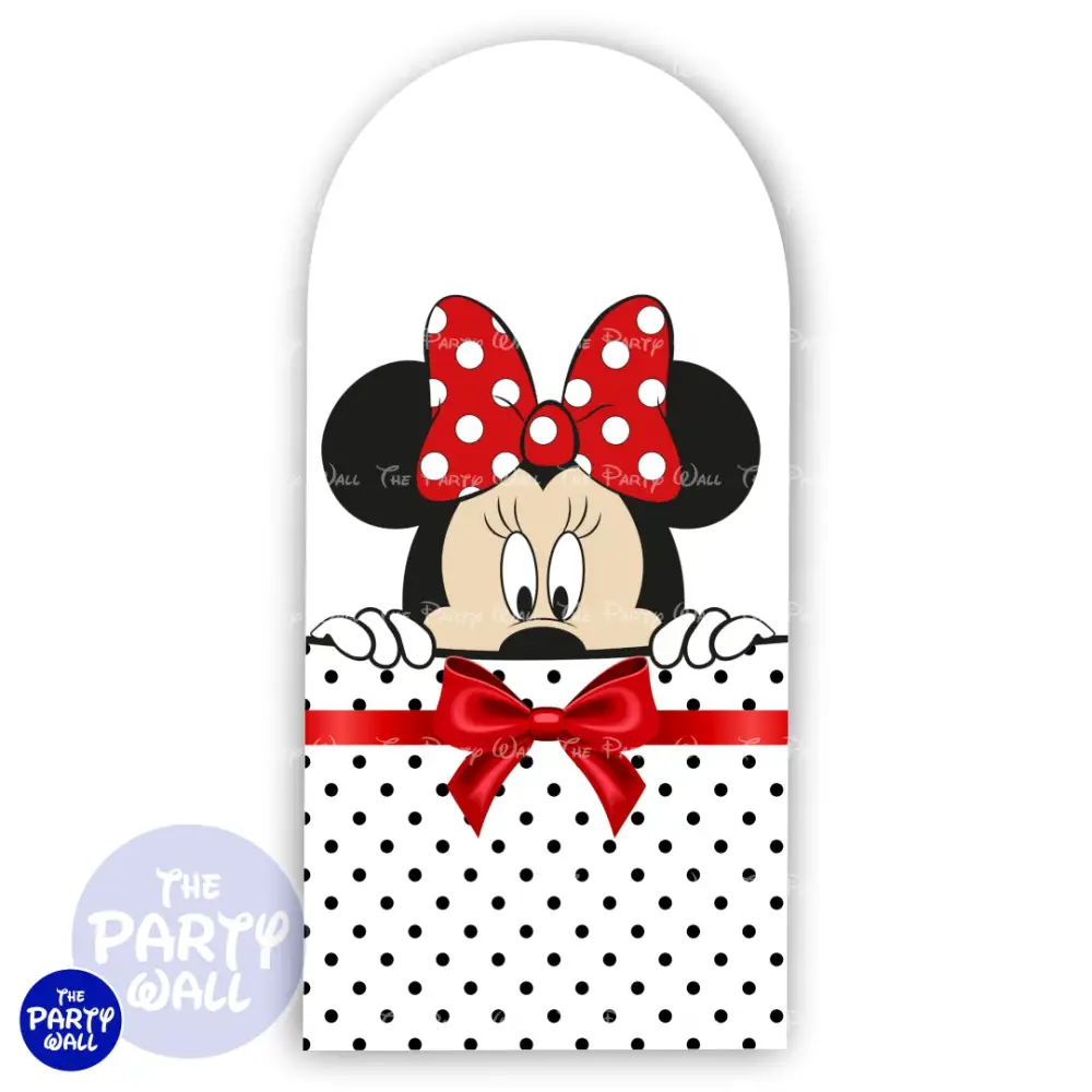 Minnie Mouse - Funda para mampara de punta redonda o rectangular The Party Wall