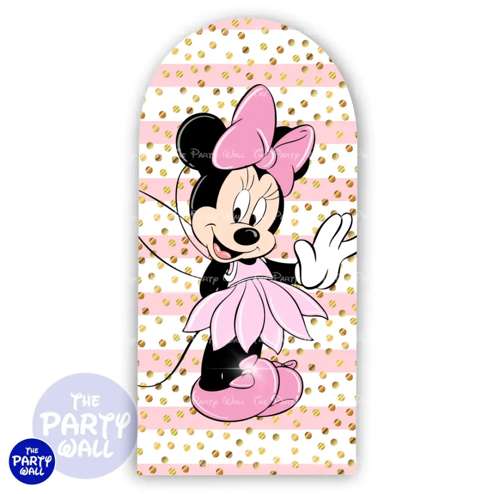 Minnie Mouse - Funda para mampara de punta redonda o rectangular The Party Wall