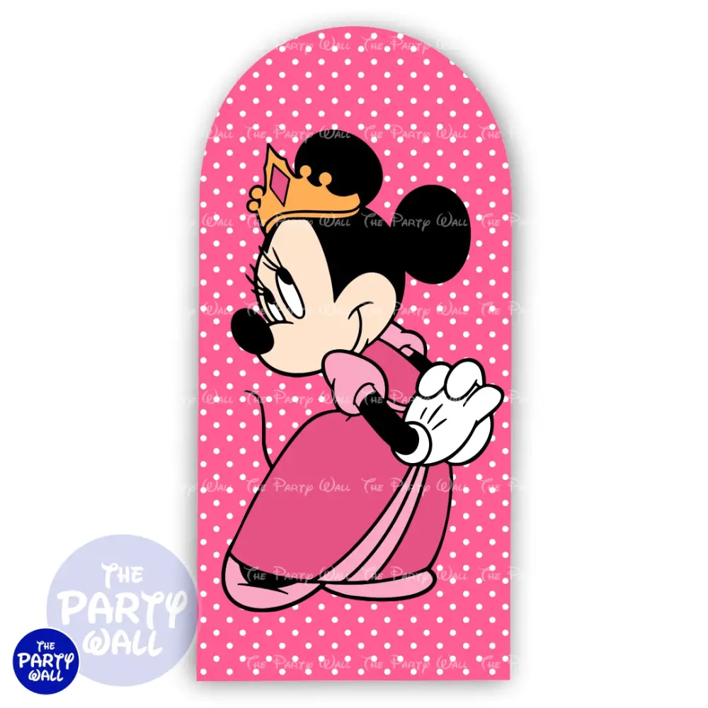 Minnie Mouse - Funda para mampara de punta redonda o rectangular The Party Wall