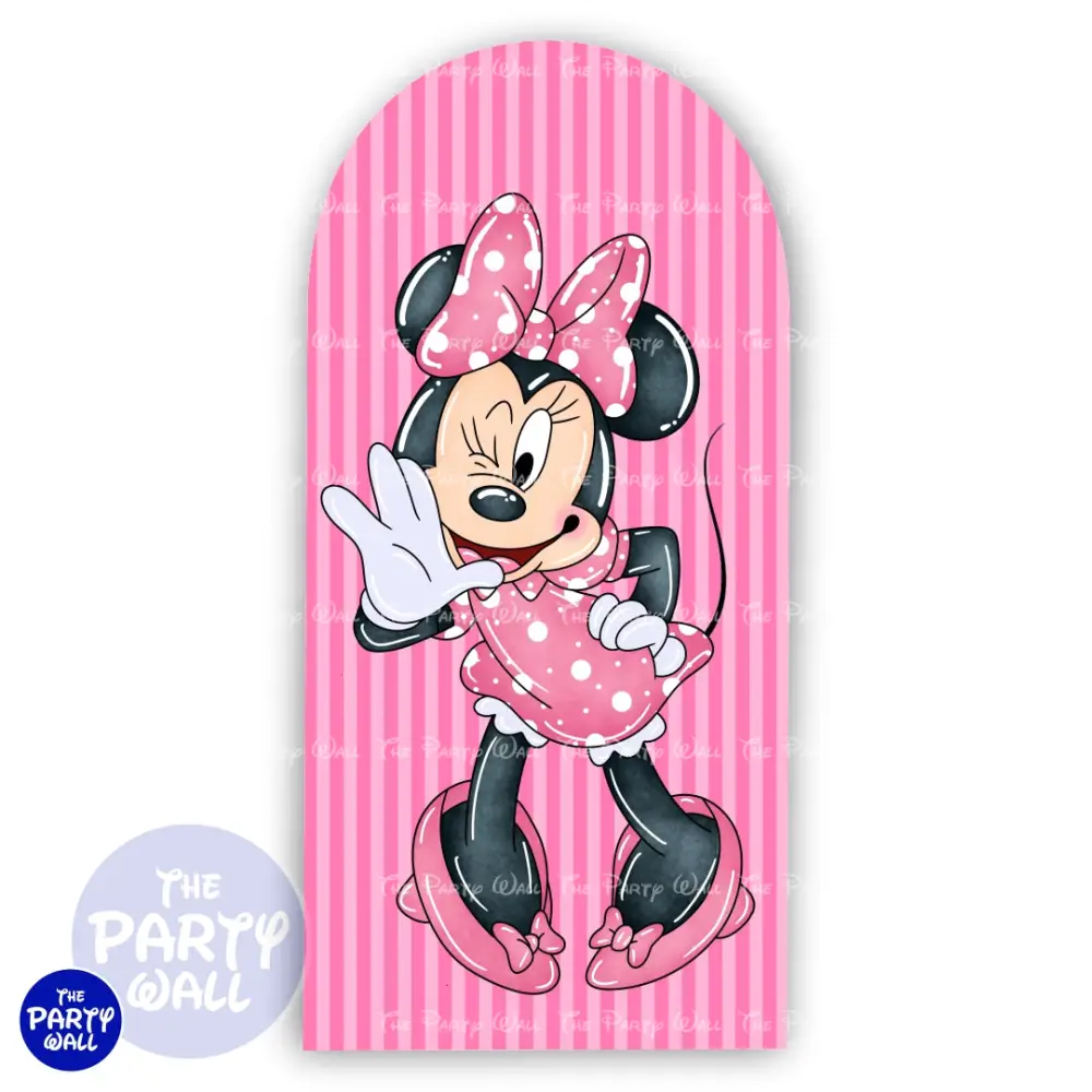 Minnie Mouse - Funda para mampara de punta redonda o rectangular The Party Wall