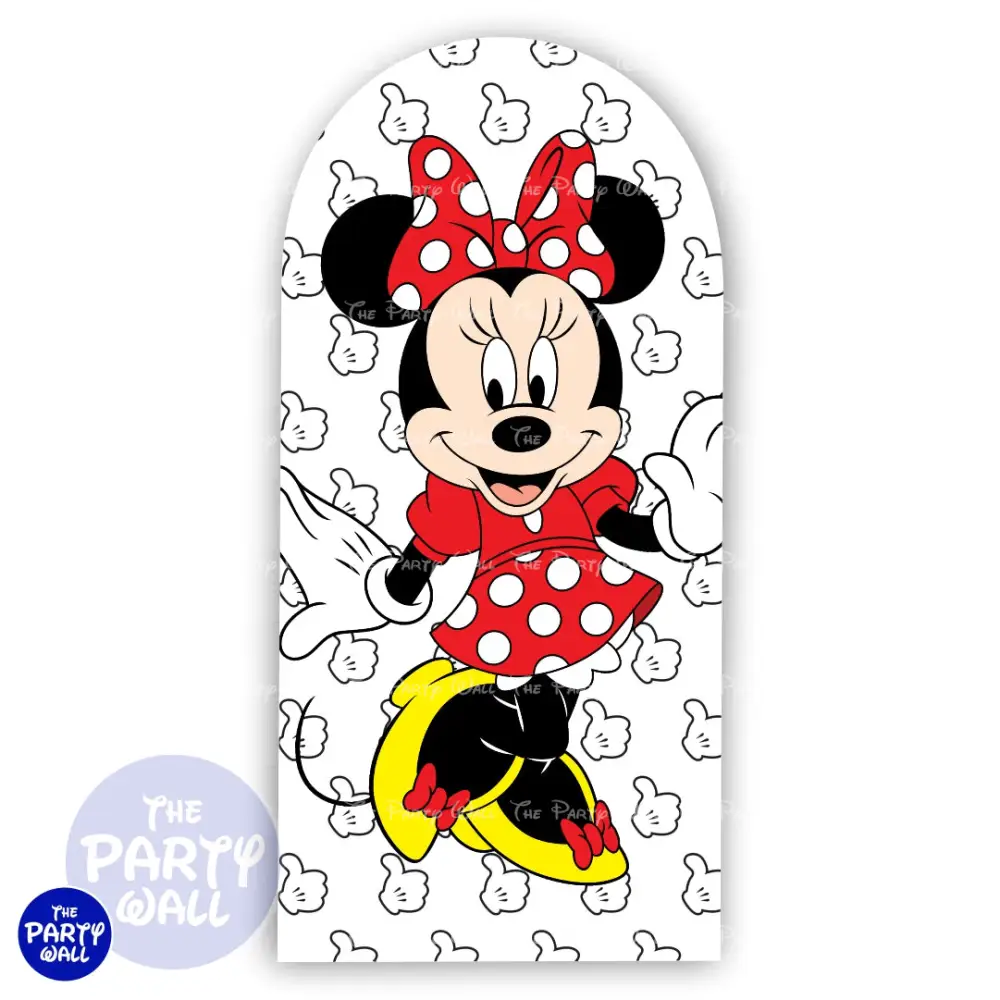 Minnie Mouse - Funda para mampara de punta redonda o rectangular The Party Wall