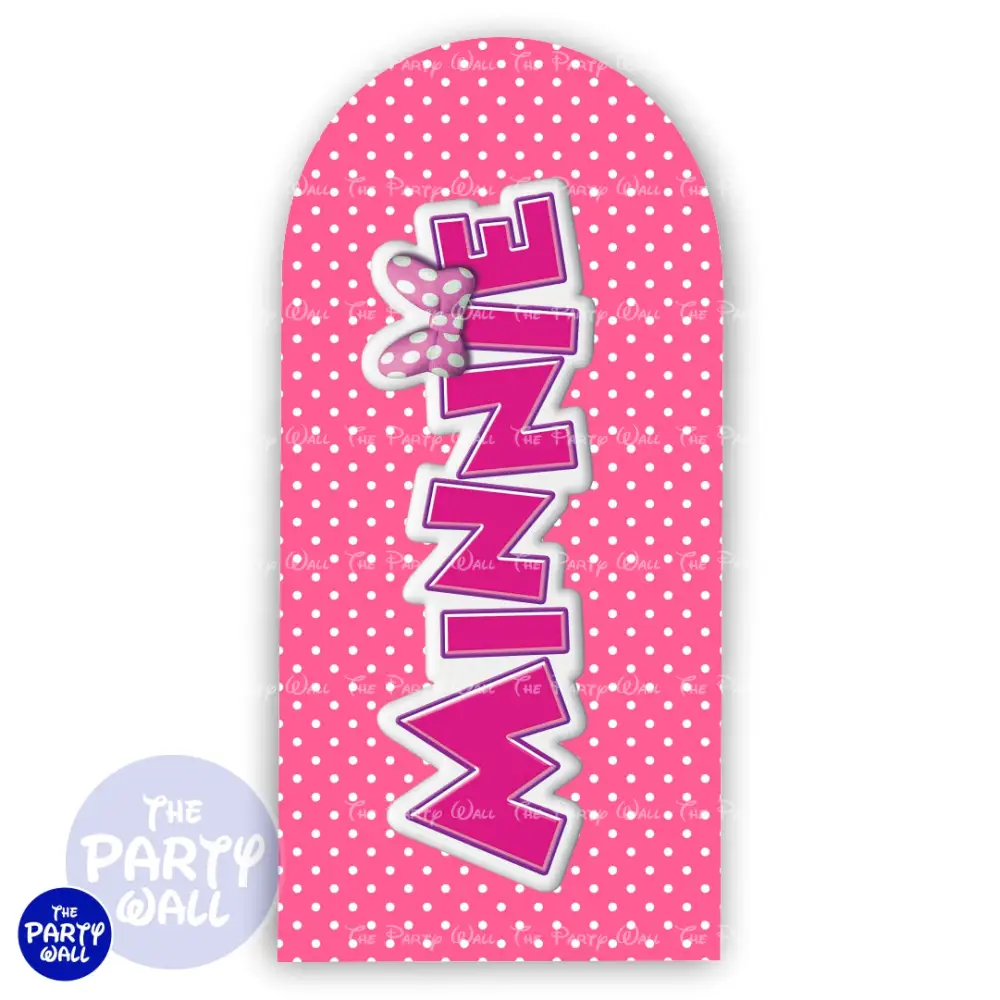 Minnie Mouse - Funda para mampara de punta redonda o rectangular The Party Wall