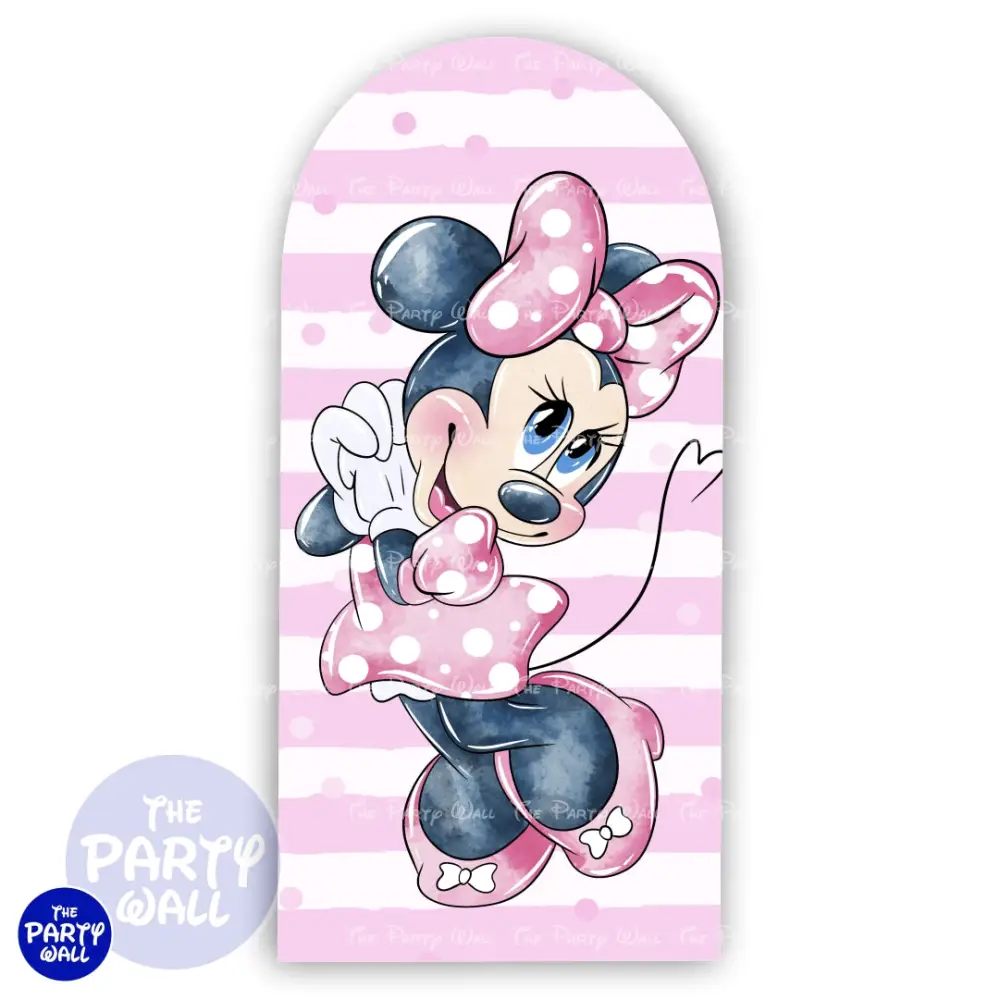 Minnie Mouse - Funda para mampara de punta redonda o rectangular The Party Wall