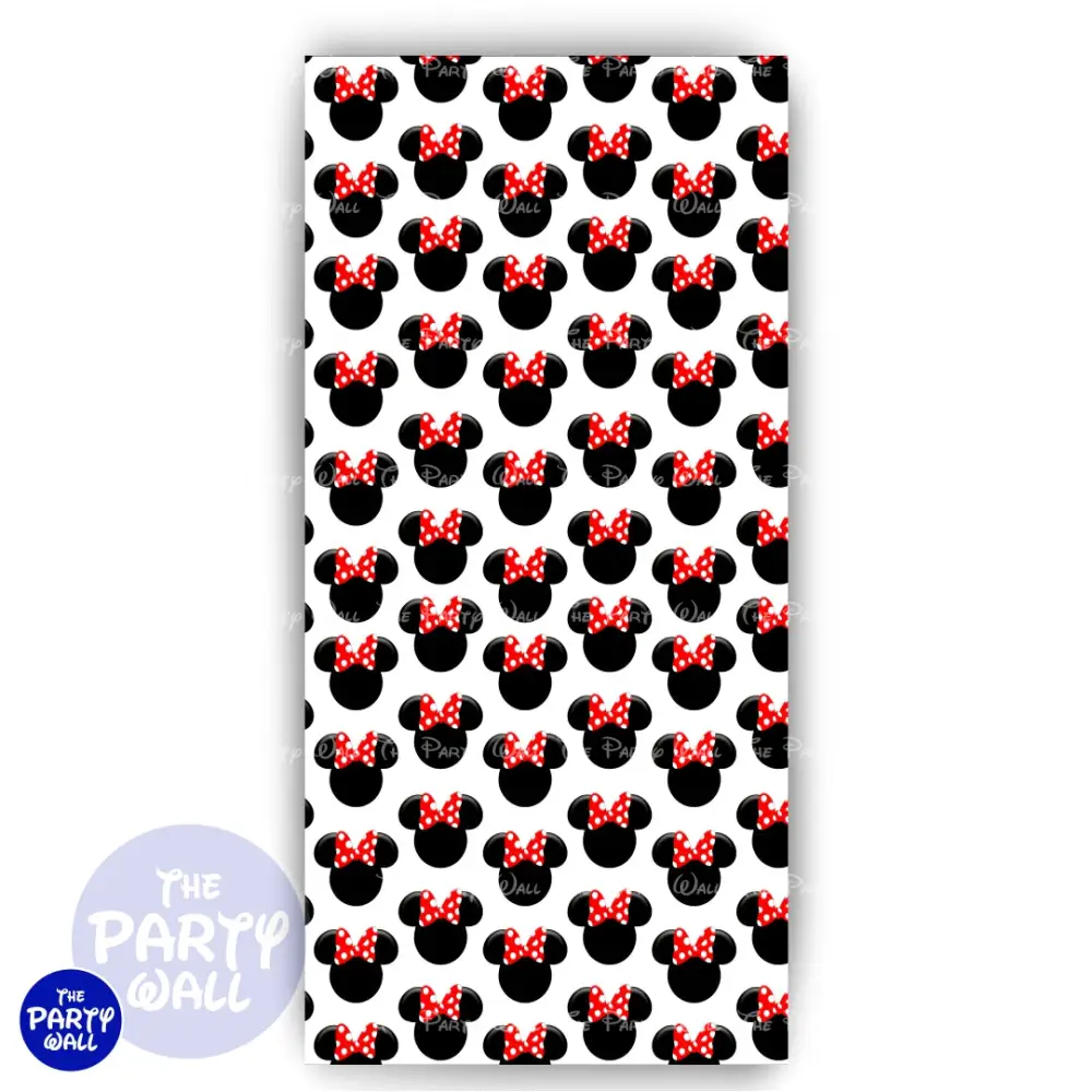 Minnie Mouse - Funda para mampara de punta redonda o rectangular The Party Wall