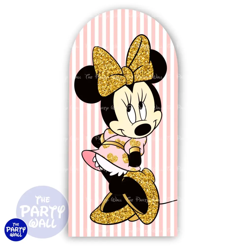 Minnie Mouse - Funda para mampara de punta redonda o rectangular The Party Wall