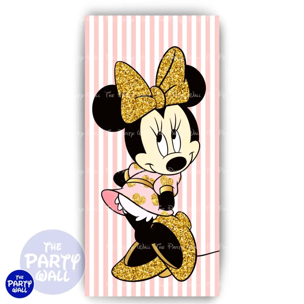 Minnie Mouse - Funda para mampara de punta redonda o rectangular The Party Wall