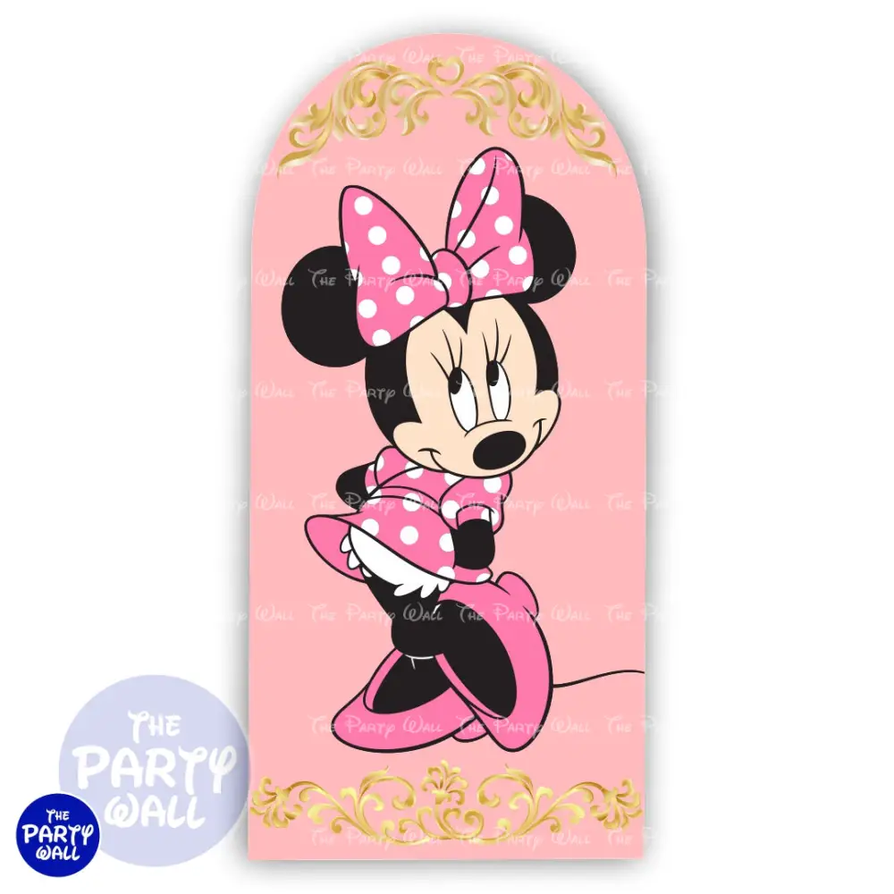 Minnie Mouse - Funda para mampara de punta redonda o rectangular The Party Wall
