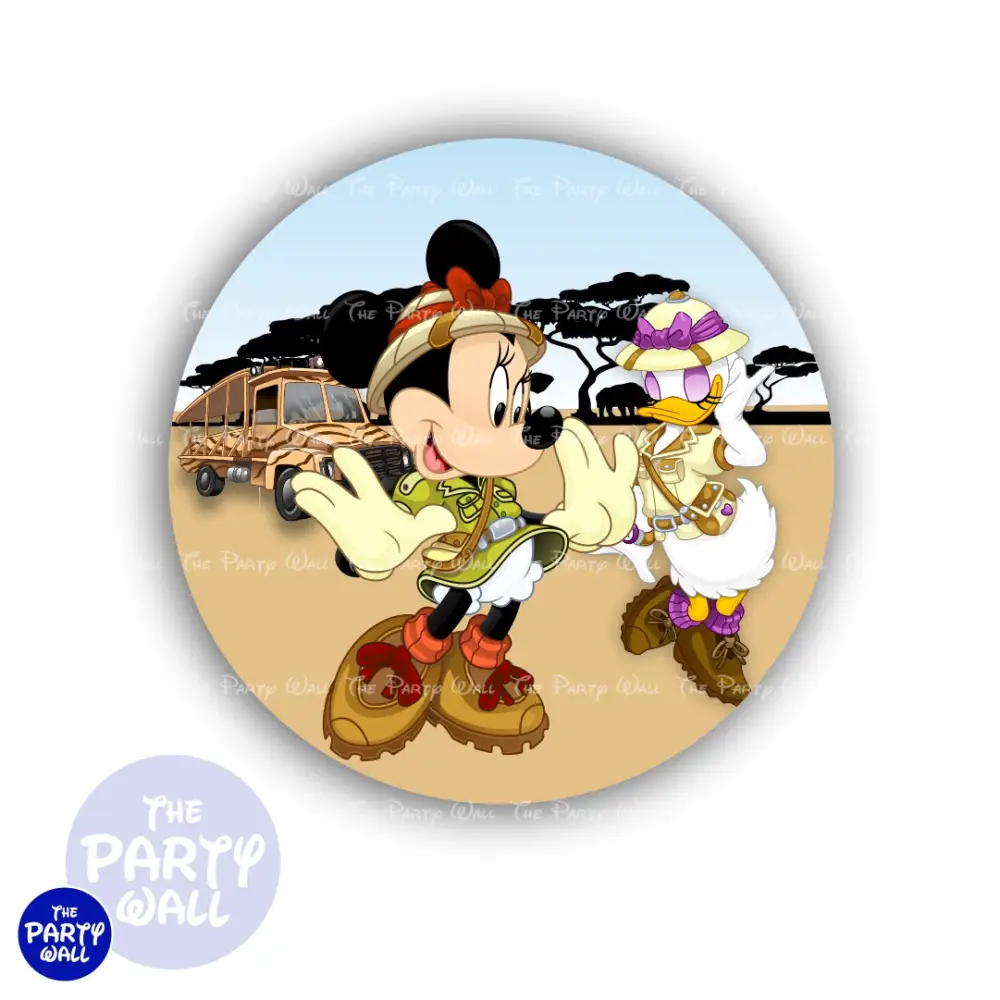 Minnie Mouse Safari - Funda para mamá circular The Party Wall