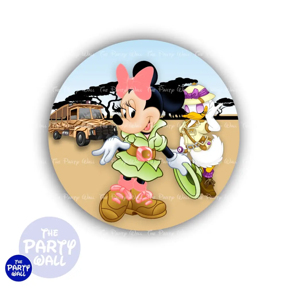 Minnie Mouse Safari - Funda para mamá circular The Party Wall
