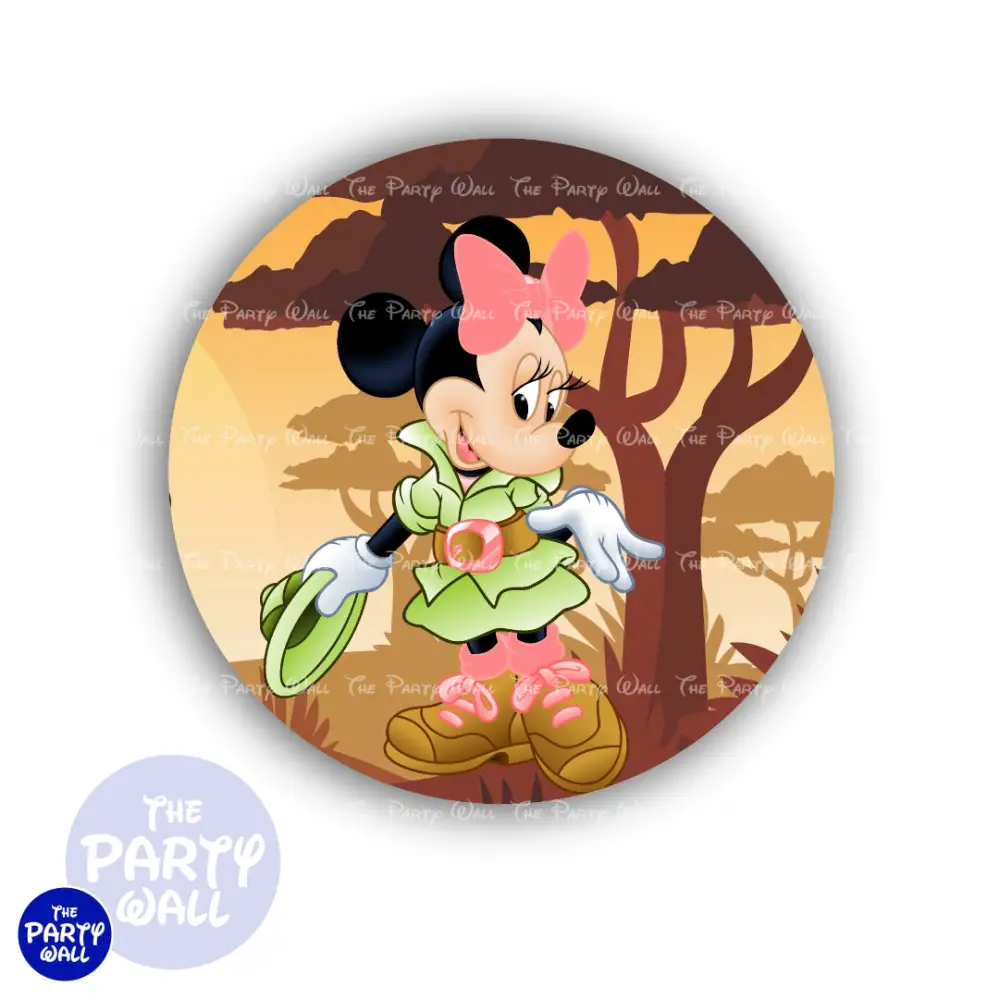 Minnie Mouse Safari - Funda para mamá circular The Party Wall