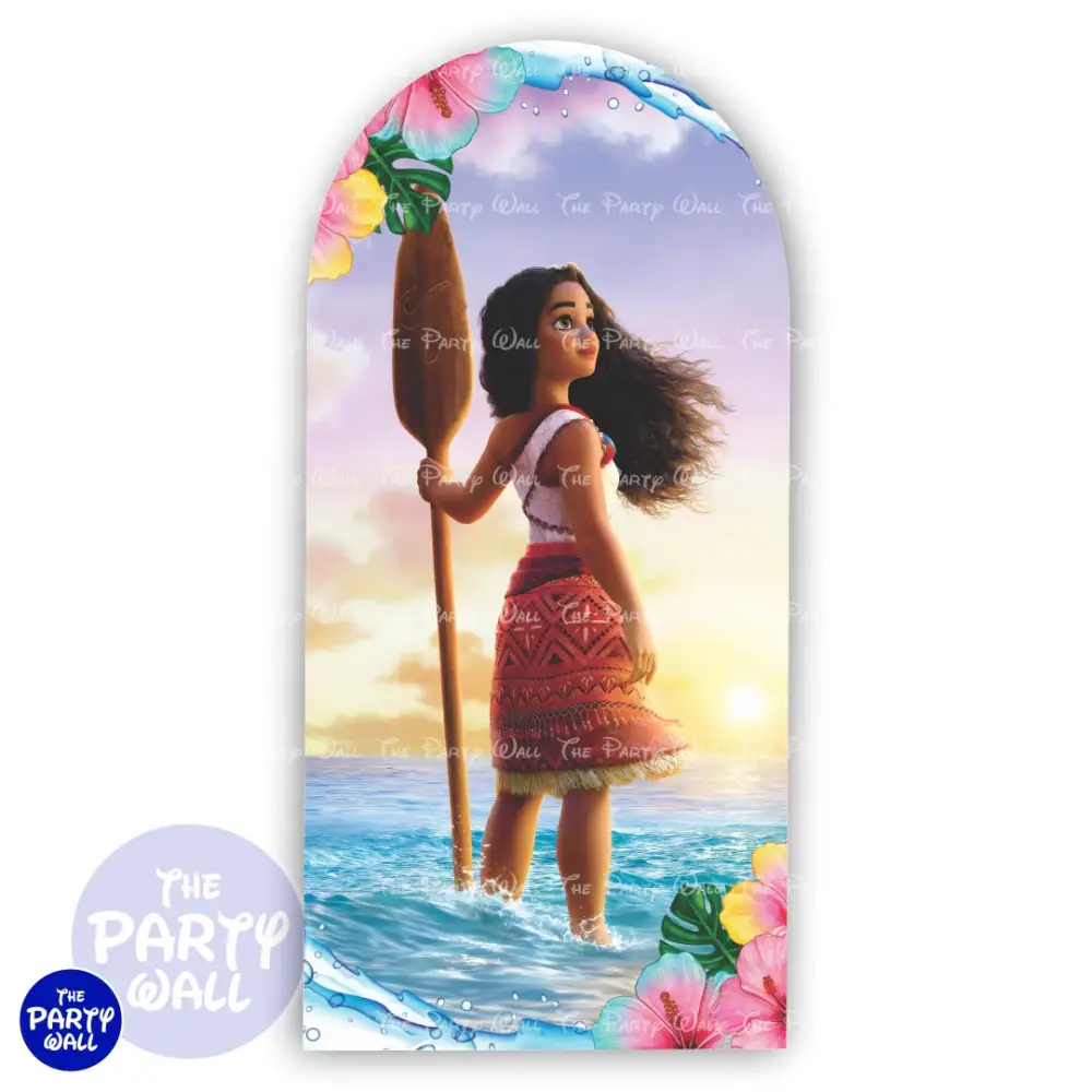 Moana - Funda para mampara de punta redonda o rectangular The Party Wall