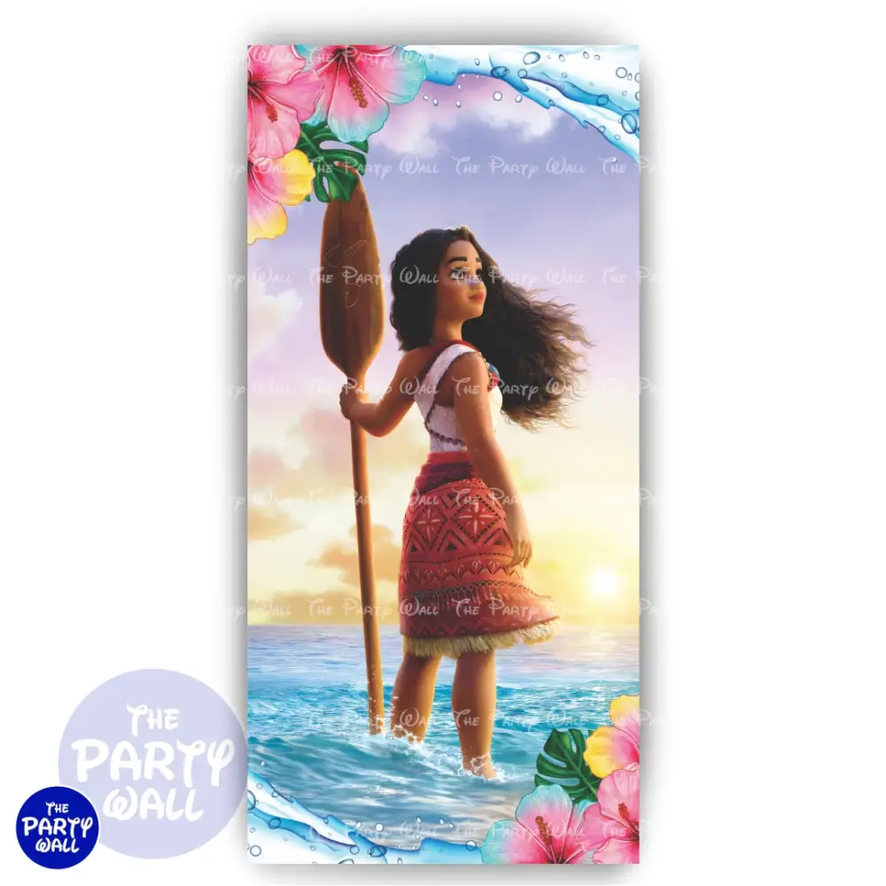 Moana - Funda para mampara de punta redonda o rectangular The Party Wall