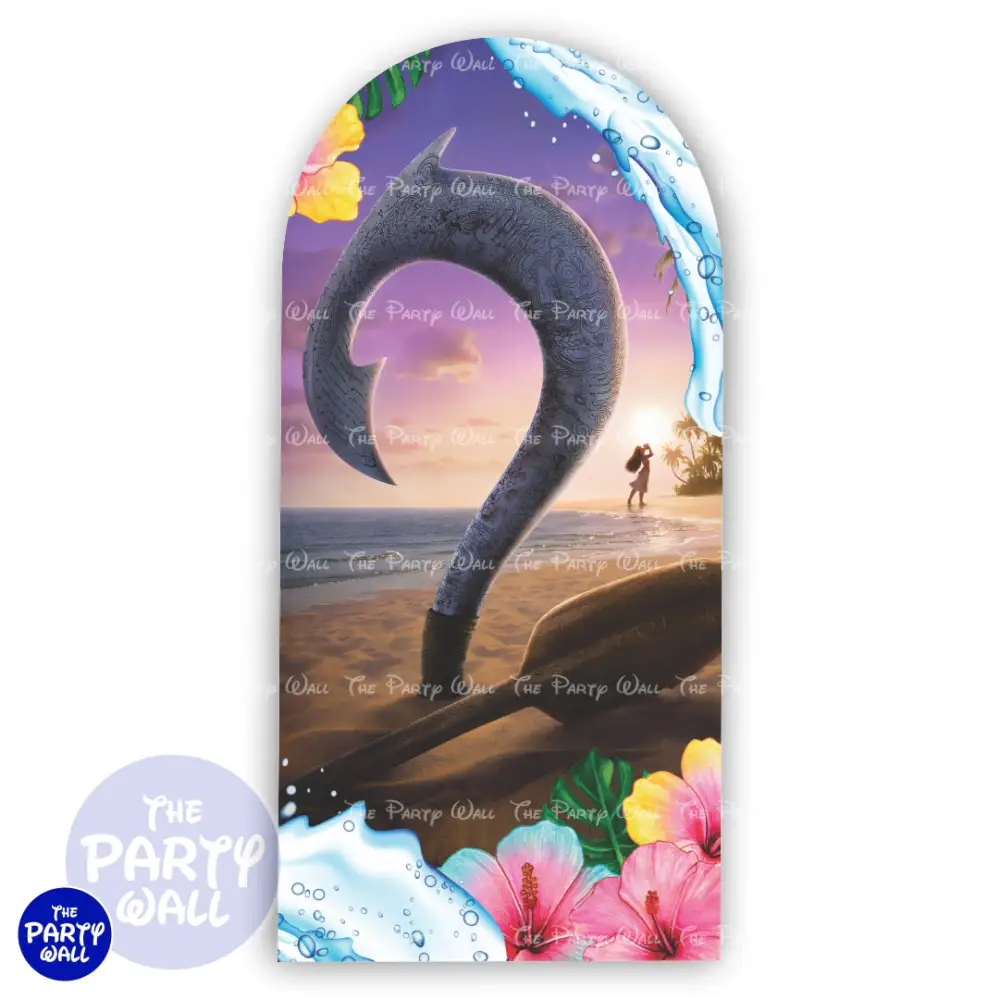 Moana - Funda para mampara de punta redonda o rectangular The Party Wall