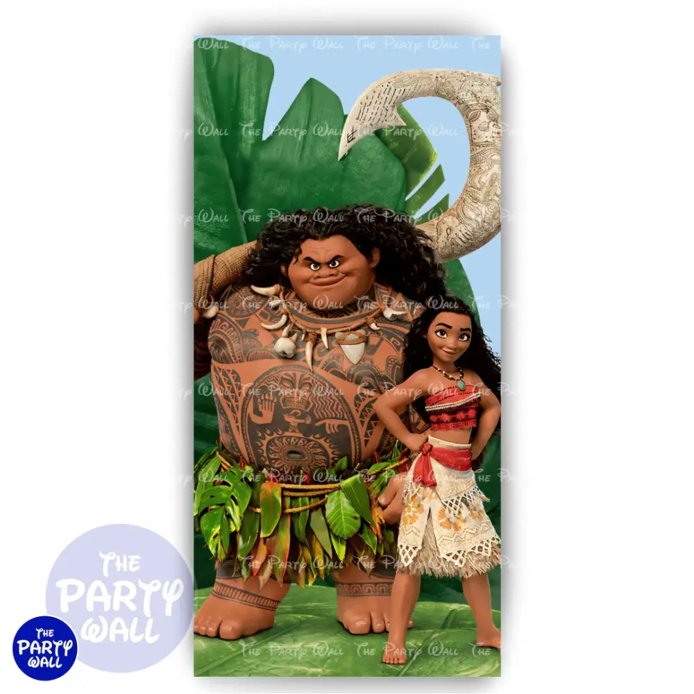 Moana - Funda para mampara de punta redonda o rectangular The Party Wall