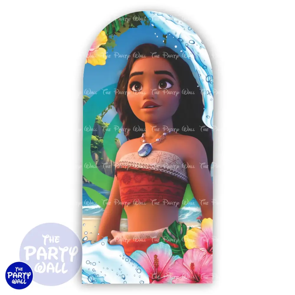 Moana - Funda para mampara de punta redonda o rectangular The Party Wall