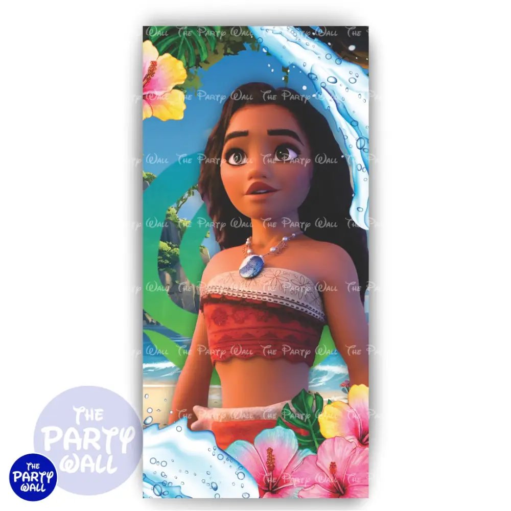 Moana - Funda para mampara de punta redonda o rectangular The Party Wall