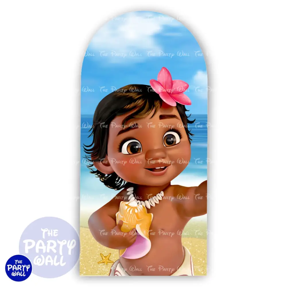 Moana - Funda para mampara de punta redonda o rectangular The Party Wall