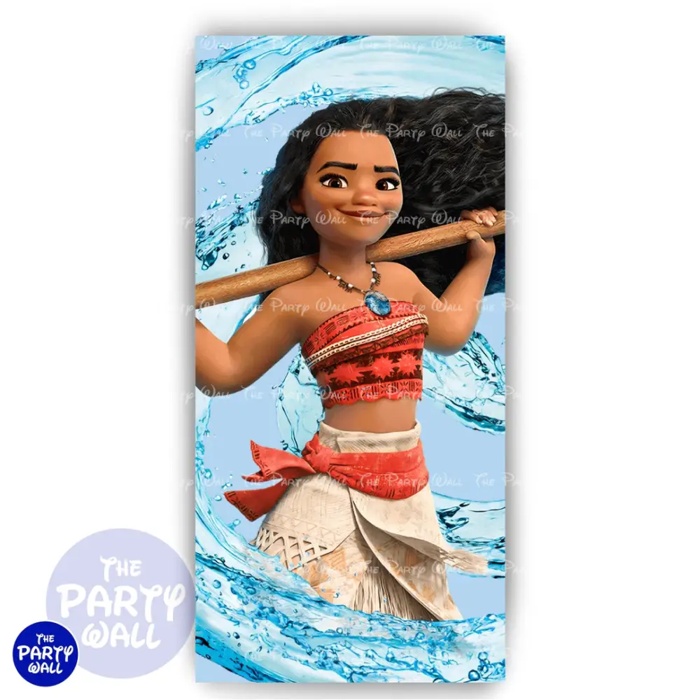 Moana - Funda para mampara de punta redonda o rectangular The Party Wall