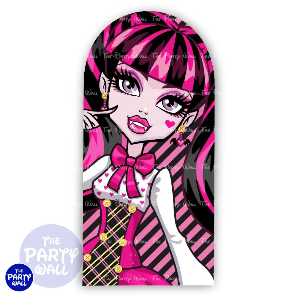 Monster High - Funda para mampara de punta redonda o rectangular The Party Wall