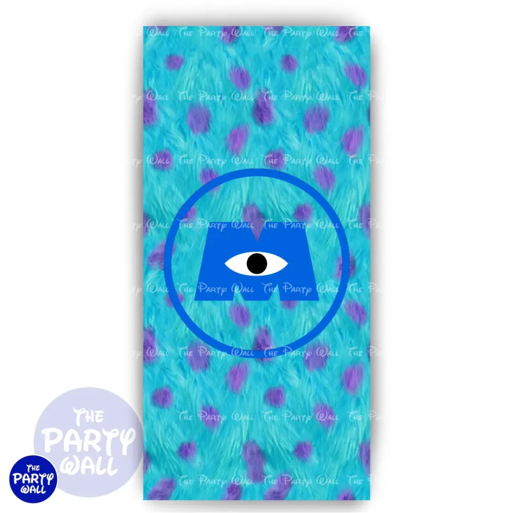 Monsters Inc - Funda para mampara de punta redonda o rectangular The Party Wall