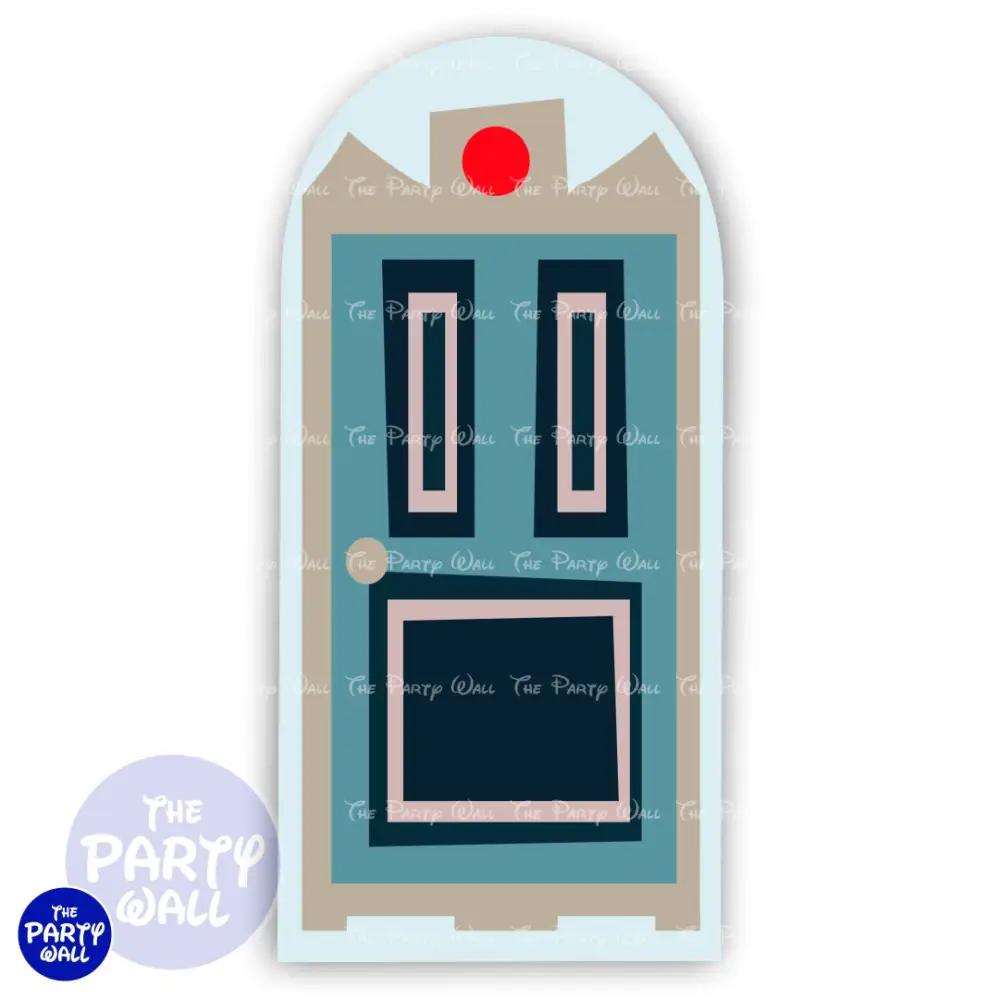 Monsters Inc - Funda para mampara de punta redonda o rectangular The Party Wall