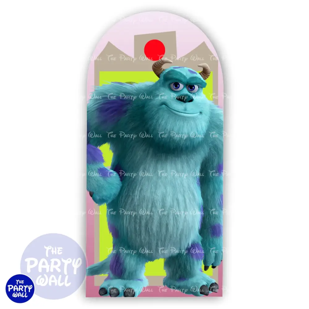 Monsters Inc - Funda para mampara de punta redonda o rectangular The Party Wall