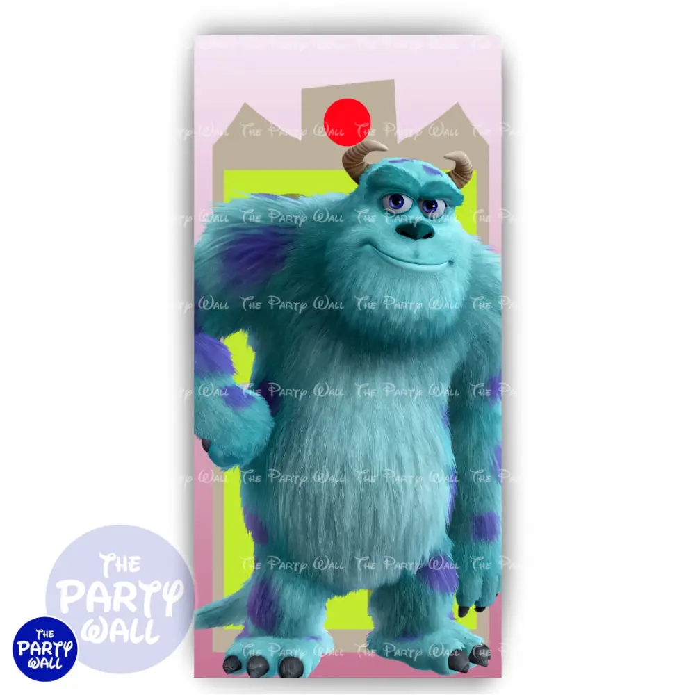 Monsters Inc - Funda para mampara de punta redonda o rectangular The Party Wall