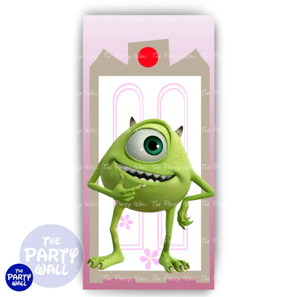 Monsters Inc - Funda para mampara de punta redonda o rectangular The Party Wall