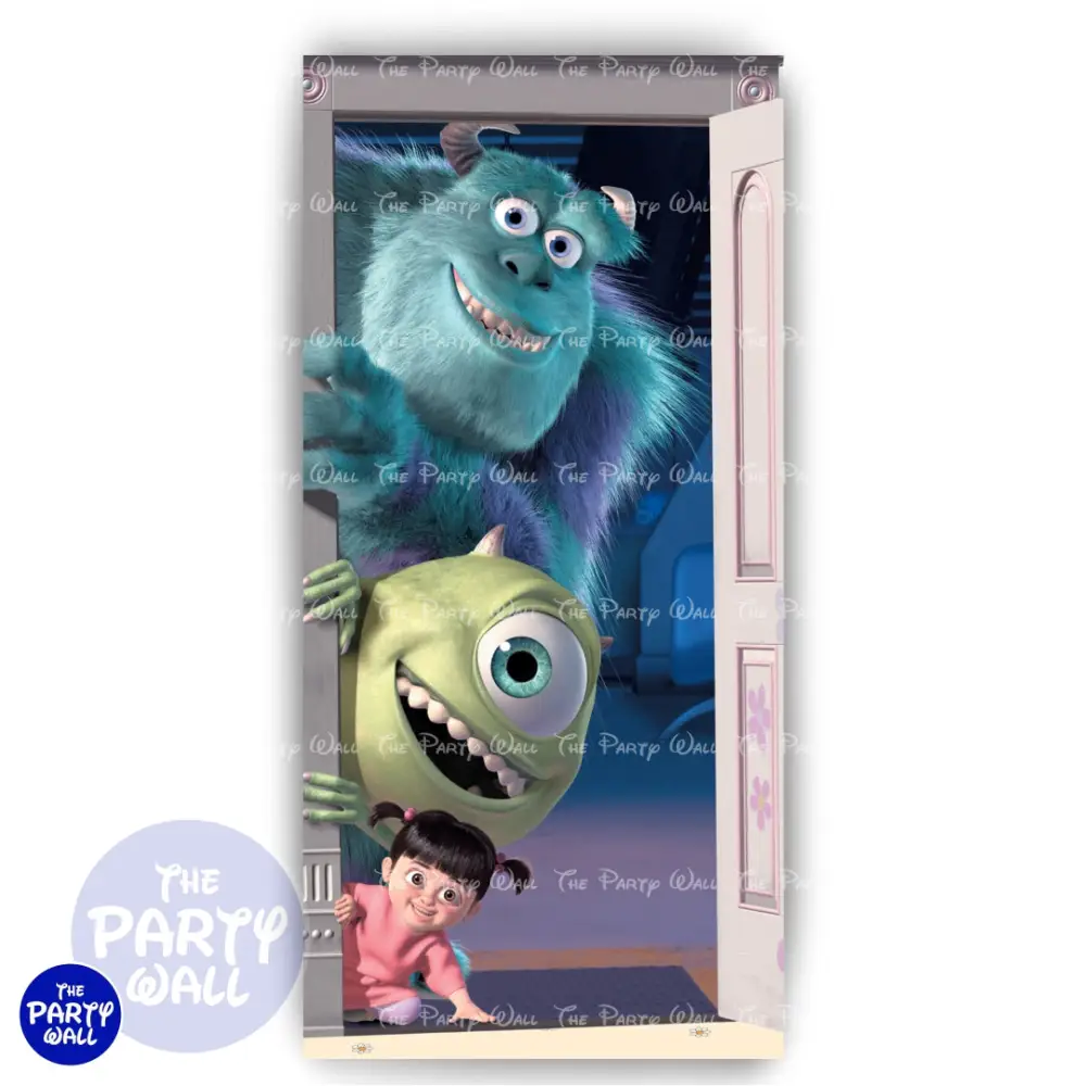 Monsters Inc - Funda para mampara de punta redonda o rectangular The Party Wall