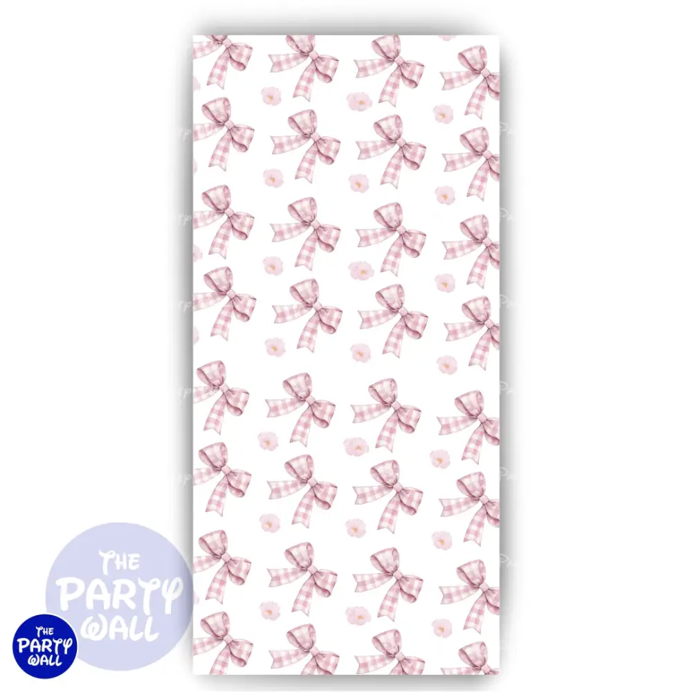 Moño - Funda para mampara de punta redonda o rectangular The Party Wall
