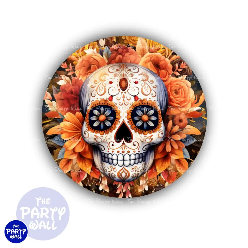 Dí de Muertos - Funda para mampara circular The Party Wall