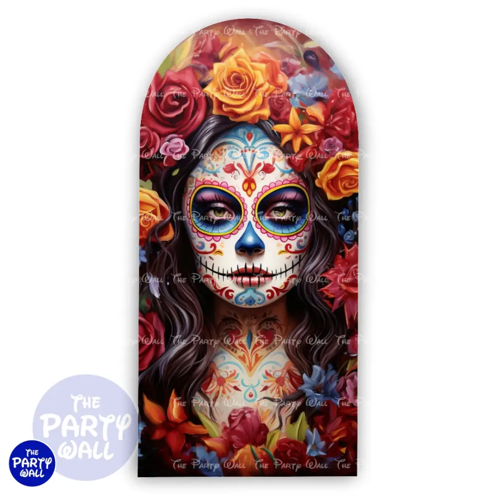 Dí de Muertos - Funda para mampara de punta redonda o rectangular The Party Wall