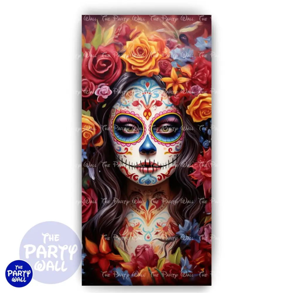 Dí de Muertos - Funda para mampara de punta redonda o rectangular The Party Wall