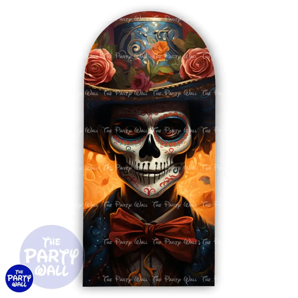 Dí de Muertos - Funda para mampara de punta redonda o rectangular The Party Wall