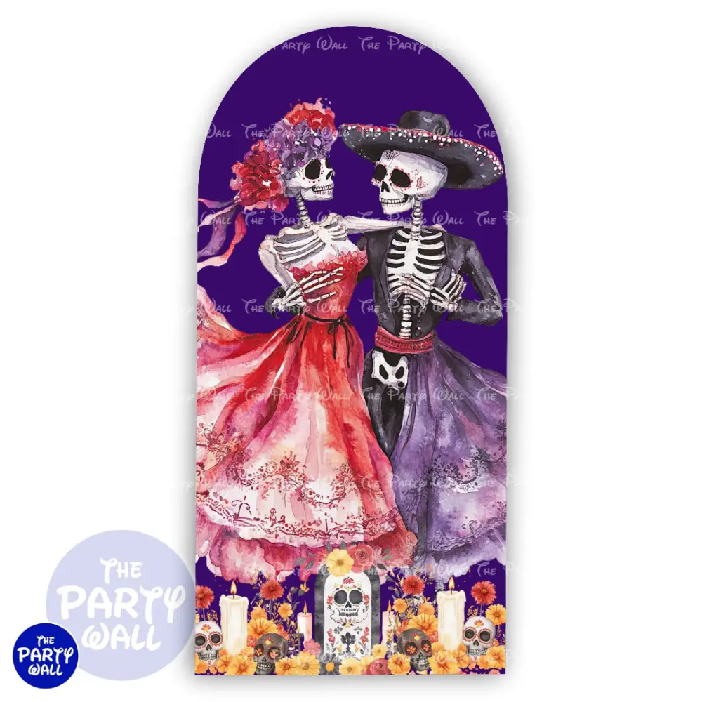Dí de Muertos - Funda para mampara de punta redonda o rectangular The Party Wall
