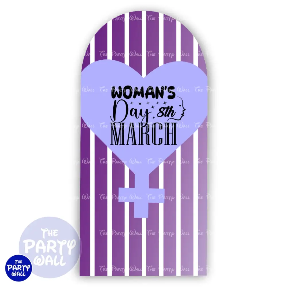 Dí de la Mujer - Funda para mampara de punta redonda o rectangular The Party Wall