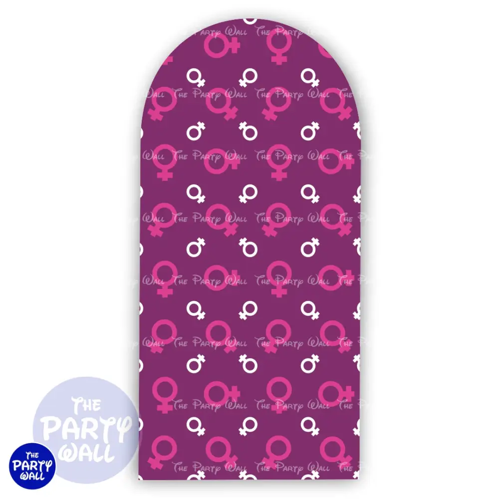 Dí de la Mujer - Funda para mampara de punta redonda o rectangular The Party Wall