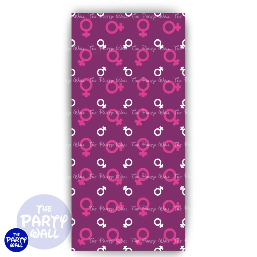 Dí de la Mujer - Funda para mampara de punta redonda o rectangular The Party Wall