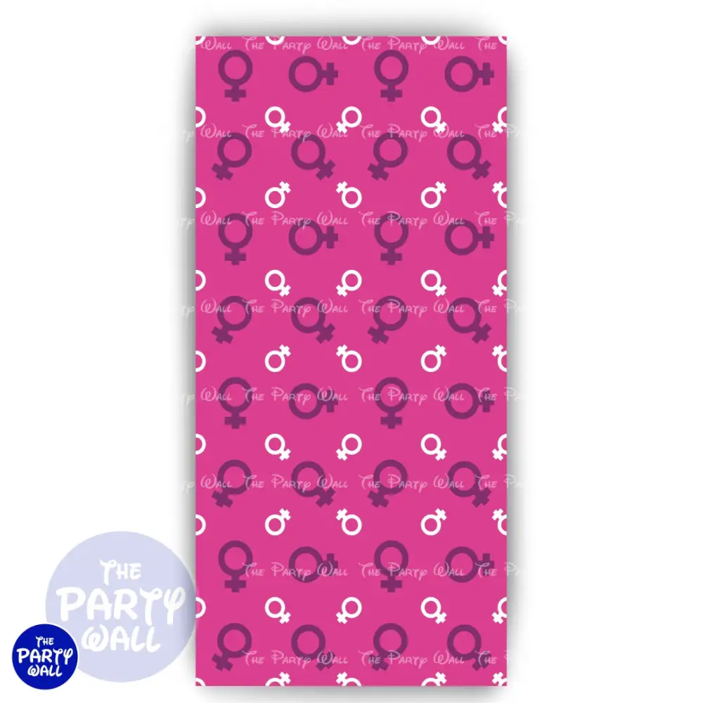 Dí de la Mujer - Funda para mampara de punta redonda o rectangular The Party Wall