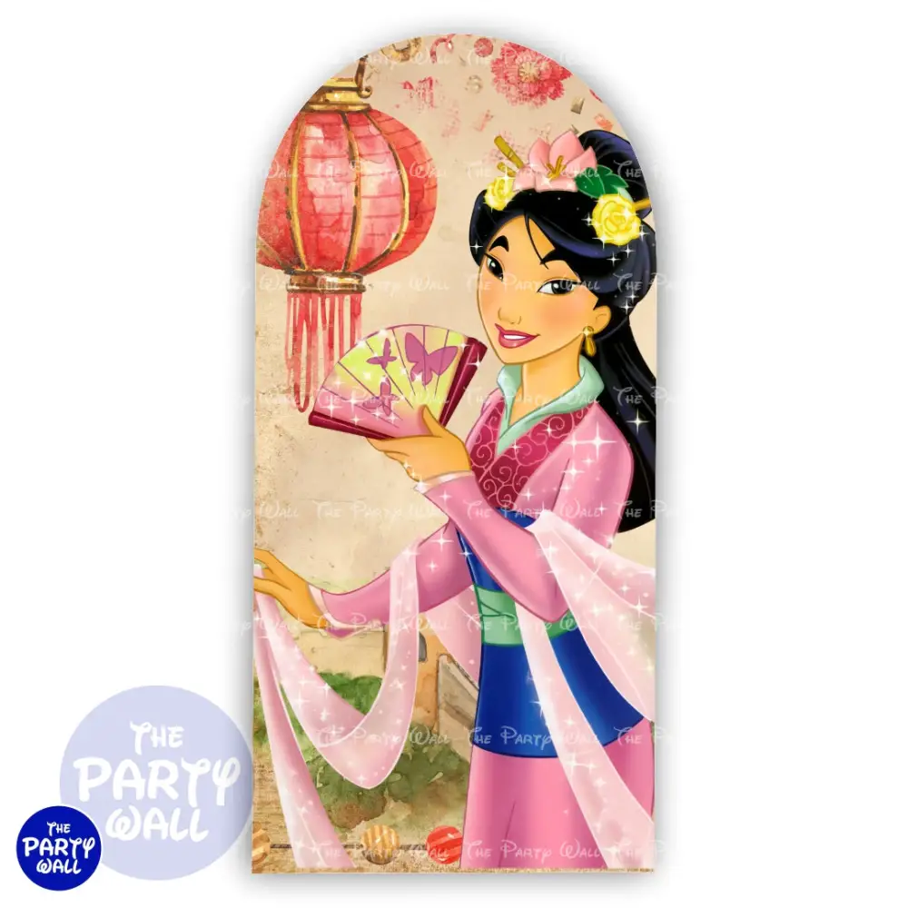 Mulan - Funda para mampara de punta redonda o rectangular The Party Wall