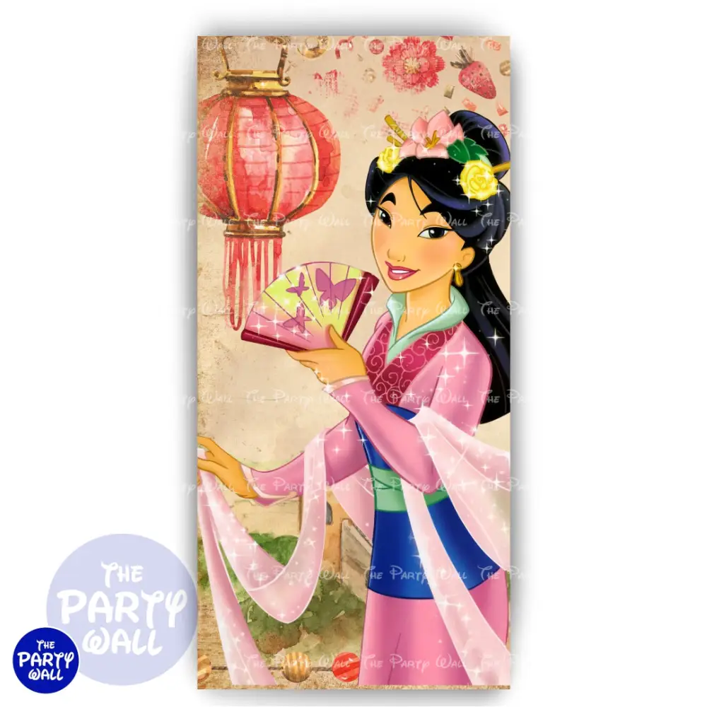 Mulan - Funda para mampara de punta redonda o rectangular The Party Wall