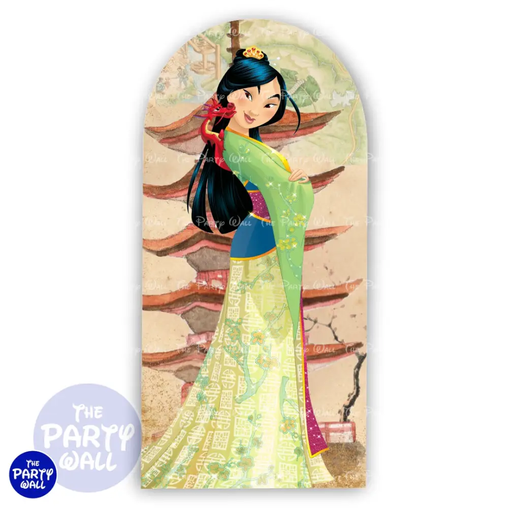 Mulan - Funda para mampara de punta redonda o rectangular The Party Wall