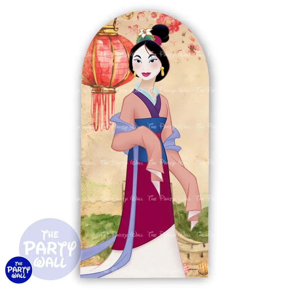 Mulan - Funda para mampara de punta redonda o rectangular The Party Wall