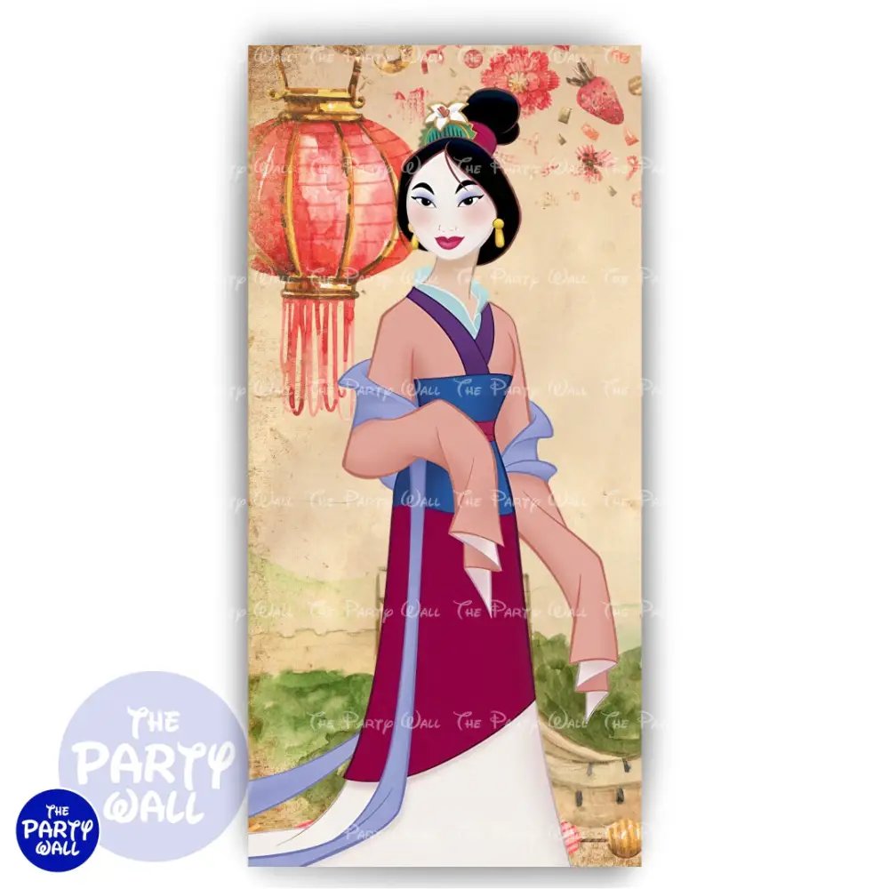 Mulan - Funda para mampara de punta redonda o rectangular The Party Wall