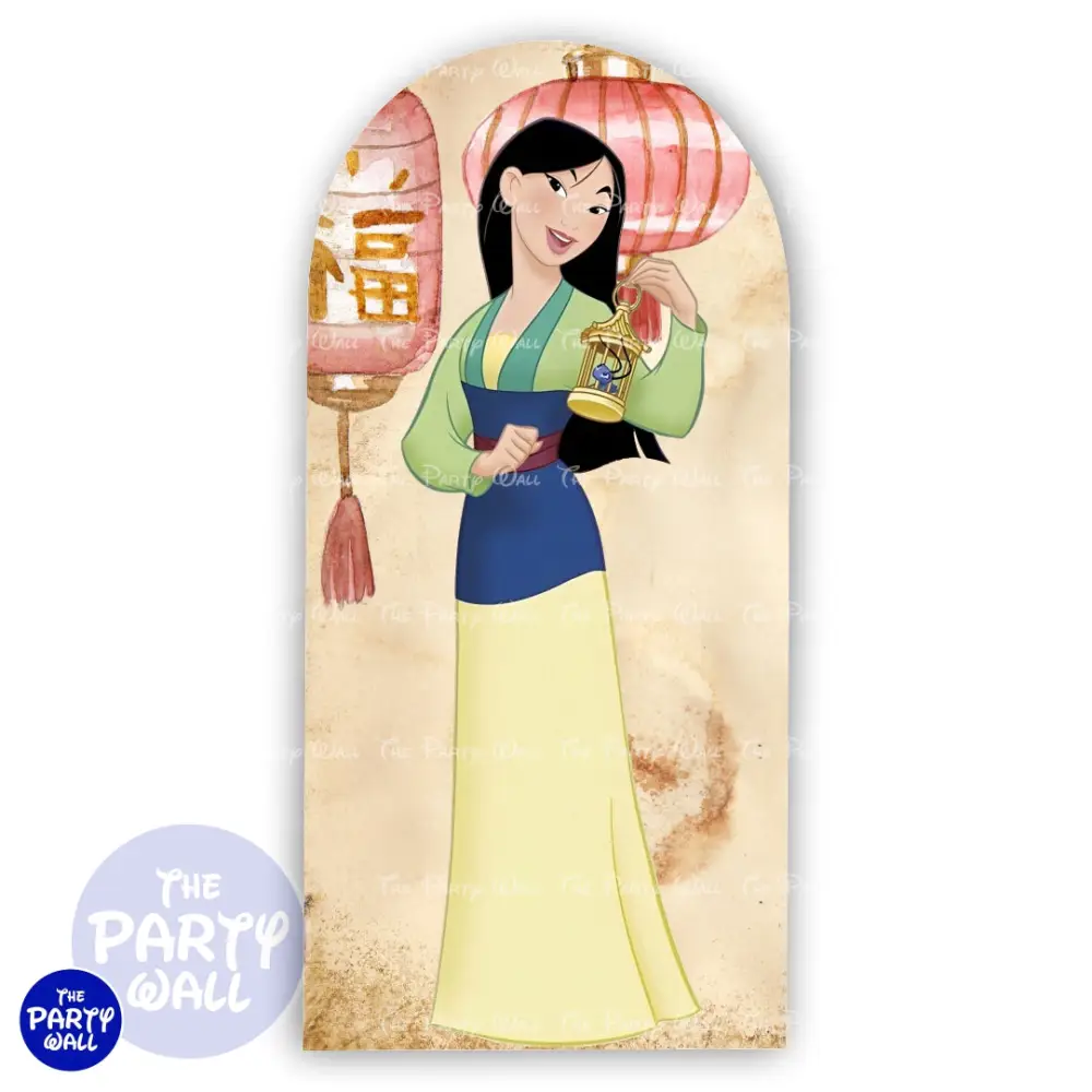 Mulan - Funda para mampara de punta redonda o rectangular The Party Wall