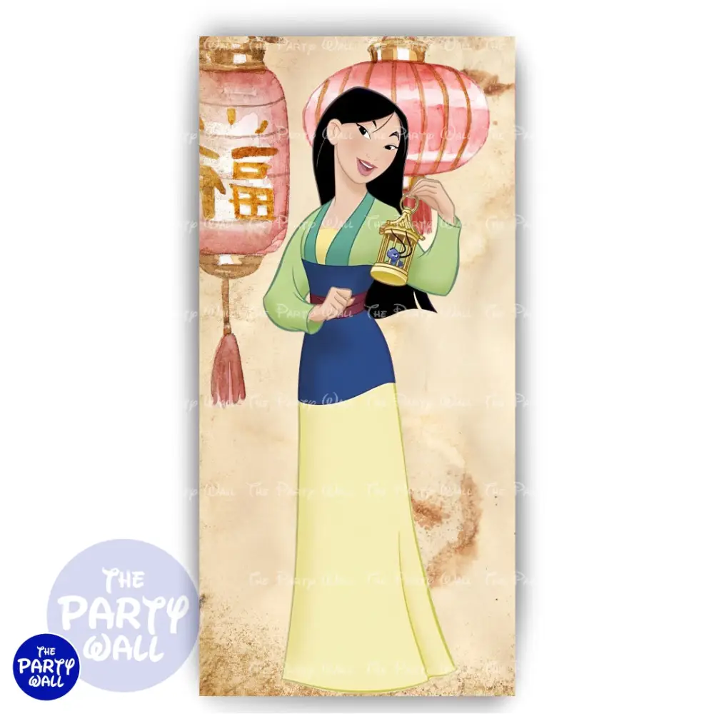 Mulan - Funda para mampara de punta redonda o rectangular The Party Wall