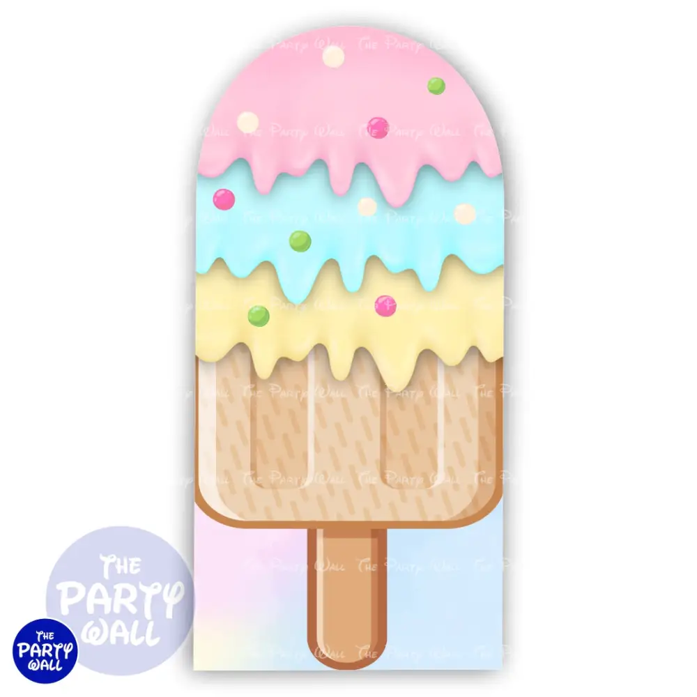 Mundo de Caramelo - Funda para mampara de punta redonda o rectangular The Party Wall