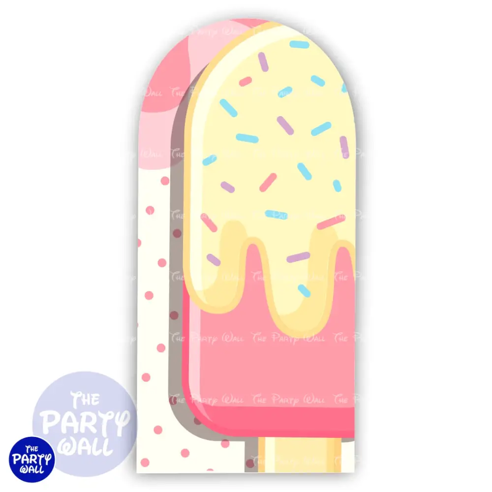 Mundo de Caramelo - Funda para mampara de punta redonda o rectangular The Party Wall