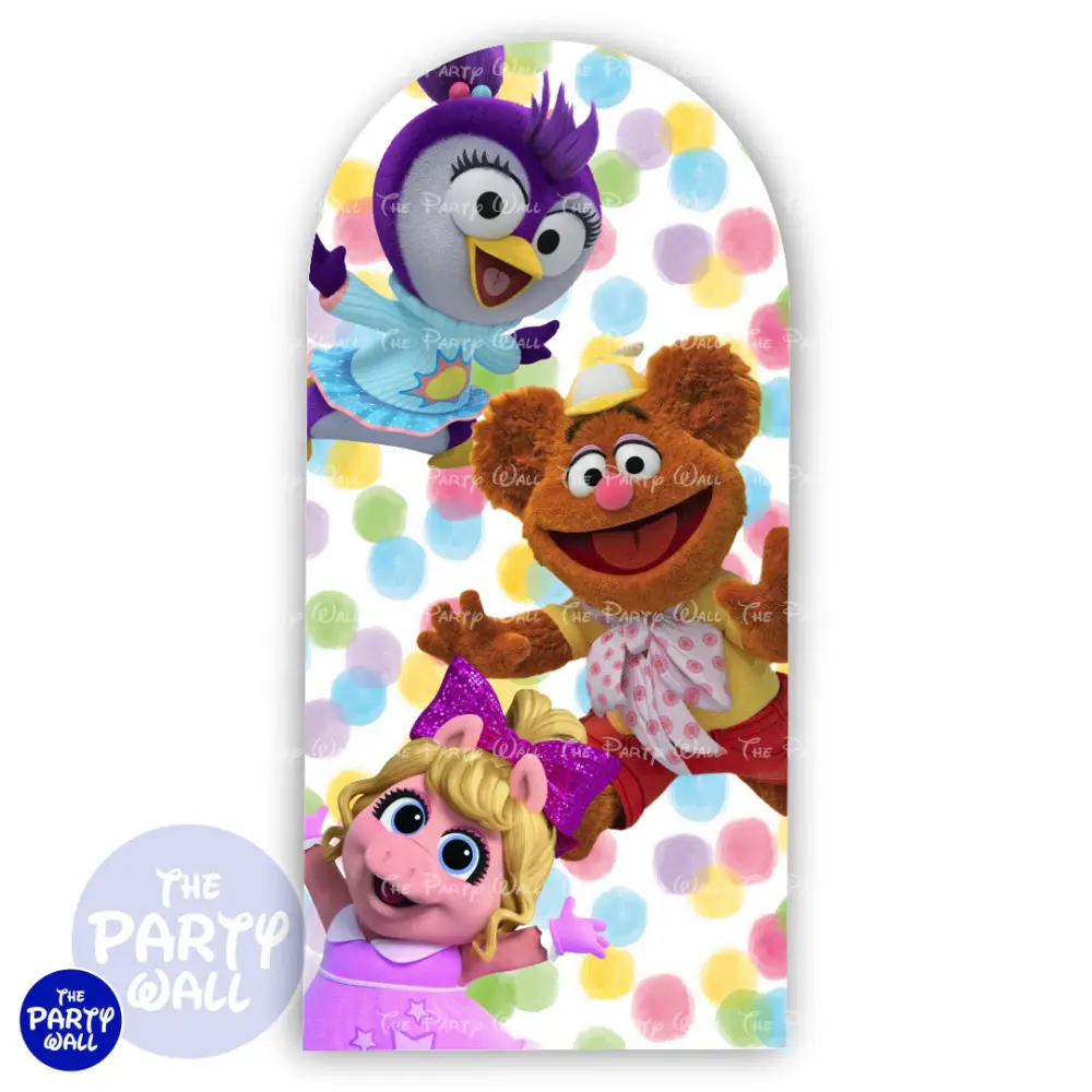 Muppet Babies - Funda para mamá de punta redonda o rectangular The Party Wall