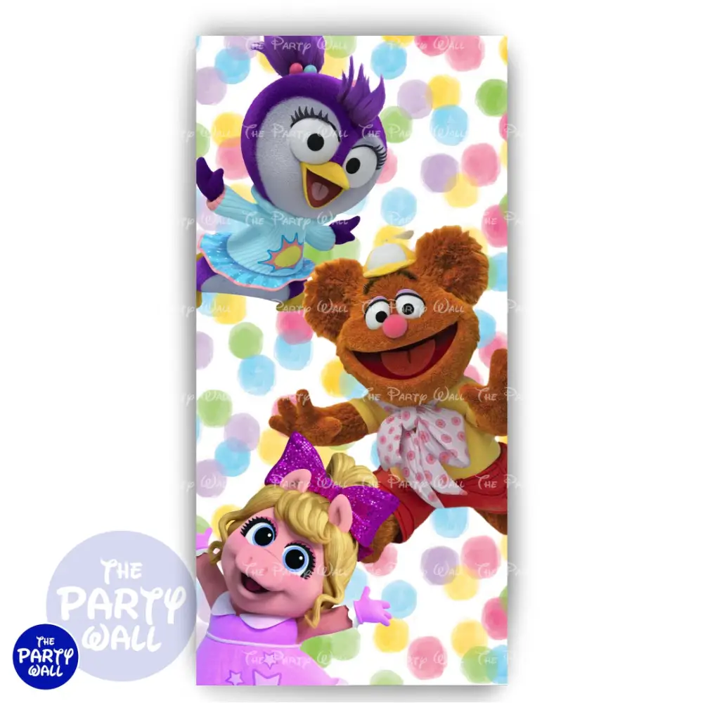 Muppet Babies - Funda para mamá de punta redonda o rectangular The Party Wall